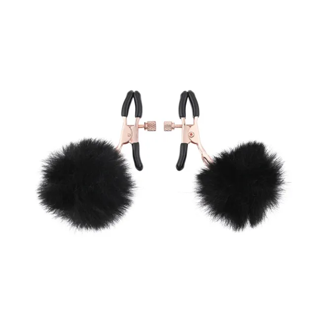 Puff Adjustable Rubber-Tipped Nipple Clamps