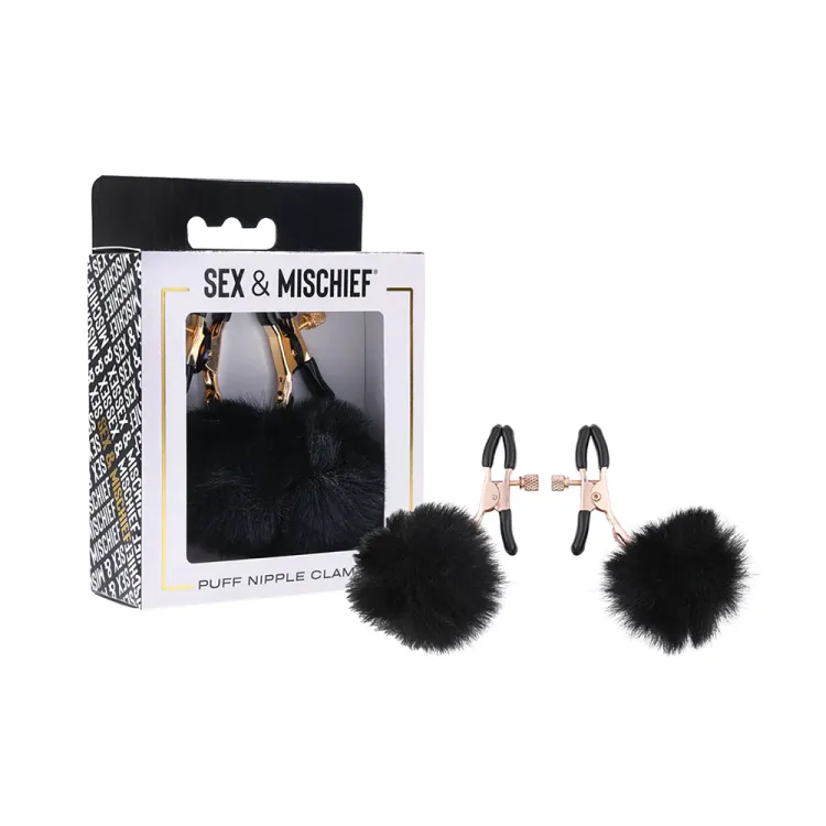 Puff Adjustable Rubber-Tipped Nipple Clamps Puff Adjustable Rubber-Tipped Nipple Clamps