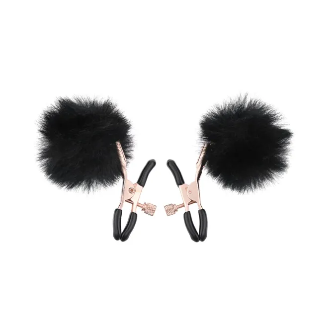 Puff Adjustable Rubber-Tipped Nipple Clamps