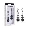 Adjustable Faux Leather Heart Nipple Ties Adjustable Faux Leather Heart Nipple Ties