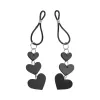 Adjustable Faux Leather Heart Nipple Ties Adjustable Faux Leather Heart Nipple Ties