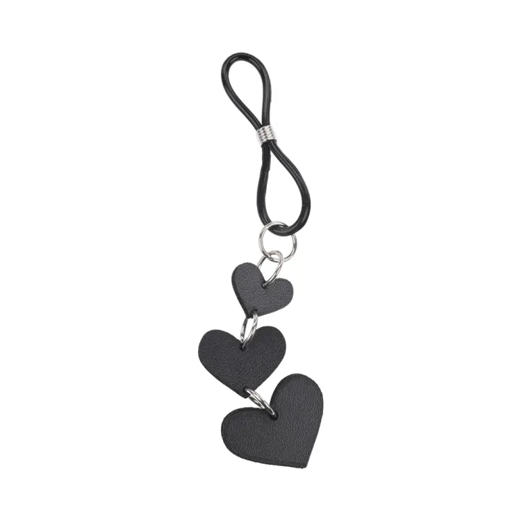 Adjustable Faux Leather Heart Nipple Ties Adjustable Faux Leather Heart Nipple Ties
