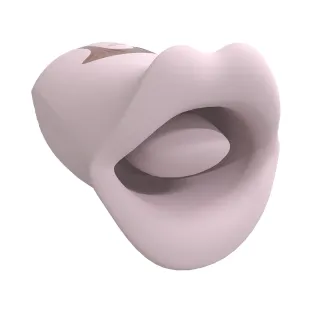 Kiss 10 Speed Suction & Vibrating Clit Stimulator Mouth Pink