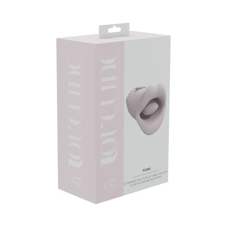 Kiss 10 Speed Suction & Vibrating Clit Stimulator Mouth Pink Kiss 10 Speed Suction & Vibrating Clit Stimulator Mouth Pink