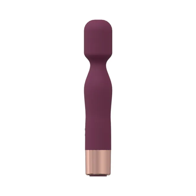 Glamour 10 Speed Mini-Wand Vibrator Burgundy