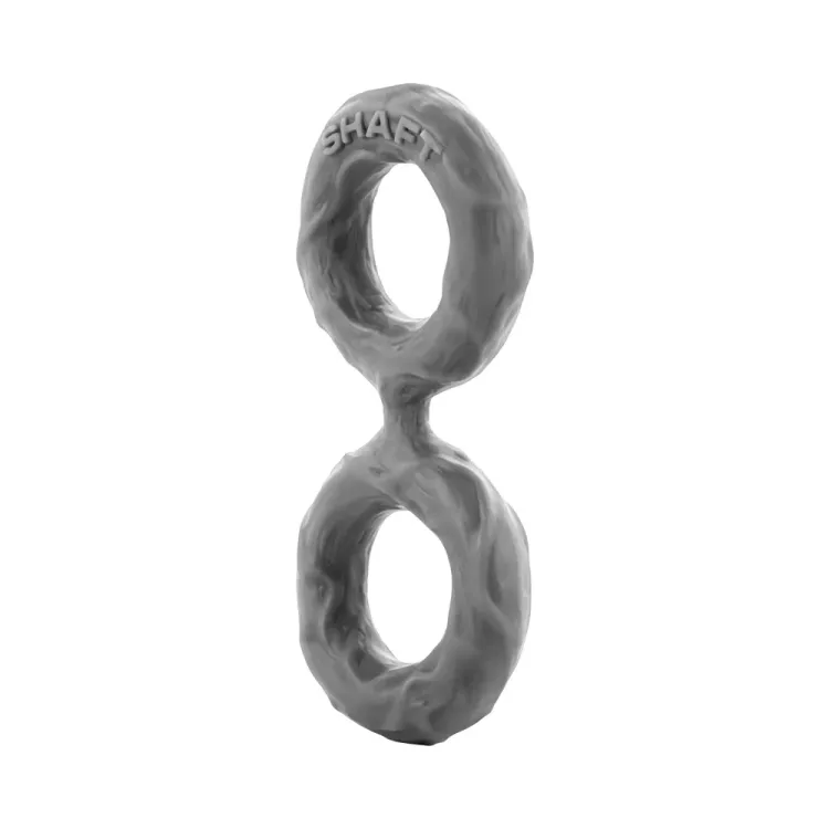 Shaft Model D: Double Cock Ring Grey Size 1 Shaft Model D: Double Cock Ring Grey Size 1