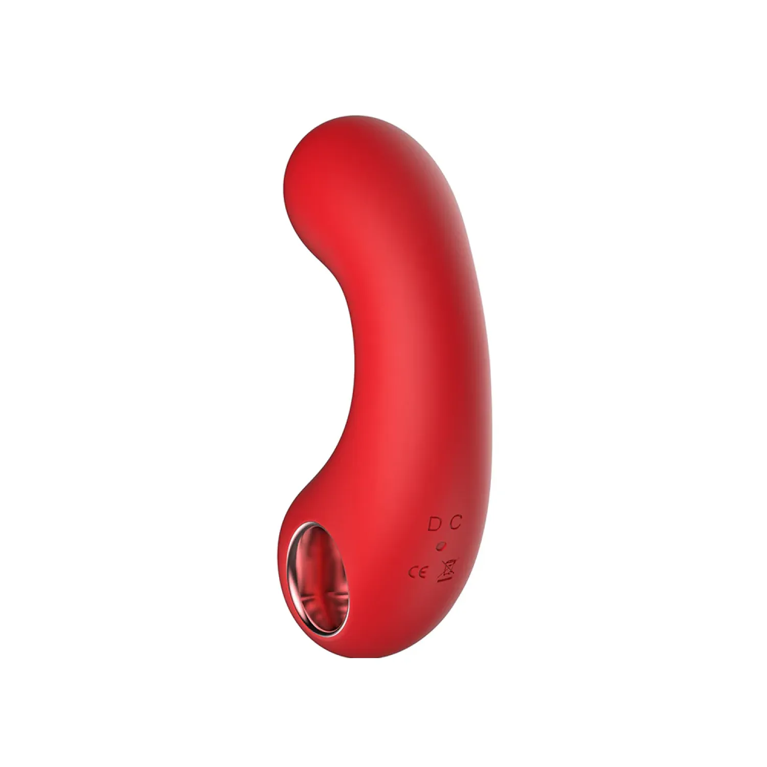 CV77 Curved Clit Vibrator Red