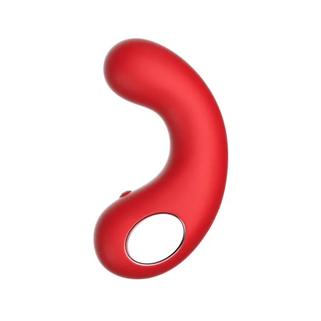 CV77 Curved Clit Vibrator Red