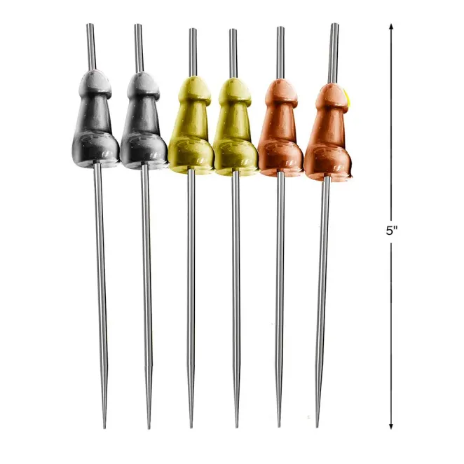 Glitterati Hor D'oeuvre's Penis Picks 6pc