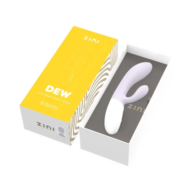 Zini Dew Purple Hydrangea Dual Pleasure Rabbit Vibrator