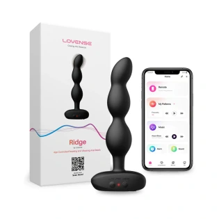 Lovense Ridge App Controlled Rotating and Vibrating Anal Beads