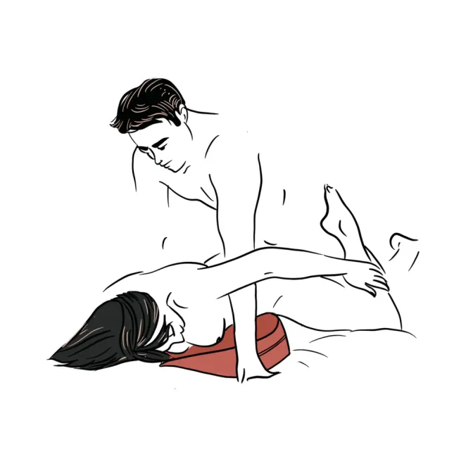 Liberator Heart Wedge Positioning Aid Black (89109) | SlipDix.com