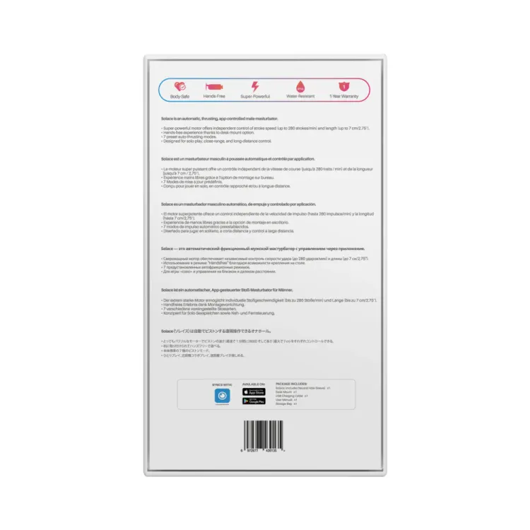 Lovense Solace App-Controlled Thrusting Masturbator Lovense Solace App-Controlled Thrusting Masturbator