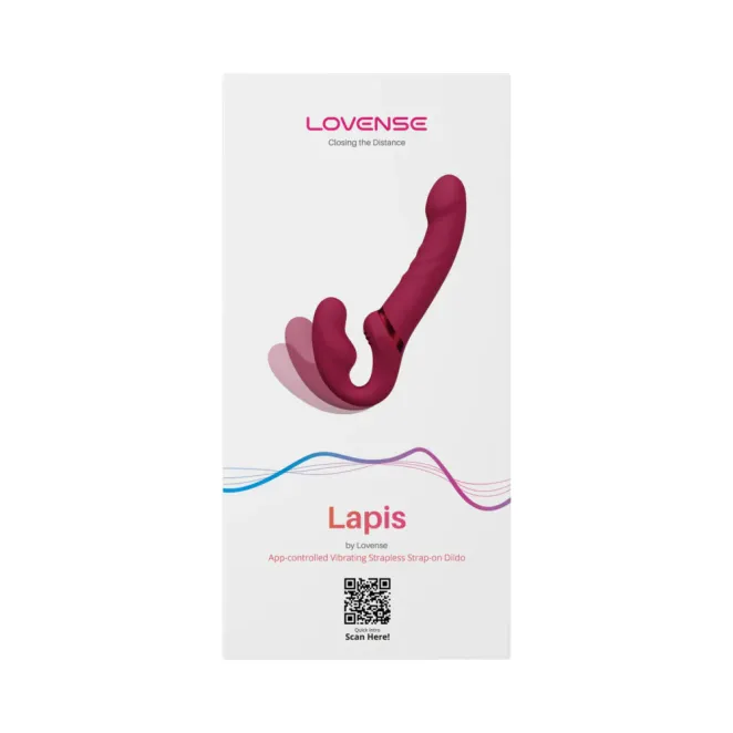 Lovense Lapis Vibrating Strapless Strap-On with App Control
