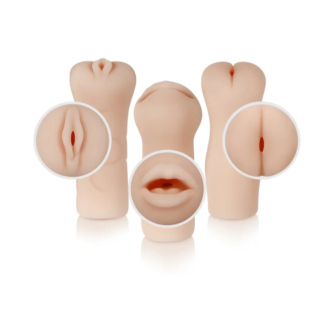 Selopa Party Pack Realistic Masturbator Set (3 Piece)