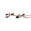 Brat Charmed Adjustable Nipple Clamps with Rose Gold Chain Brat Charmed Adjustable Nipple Clamps with Rose Gold Chain