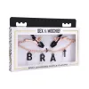Brat Charmed Adjustable Nipple Clamps with Rose Gold Chain Brat Charmed Adjustable Nipple Clamps with Rose Gold Chain