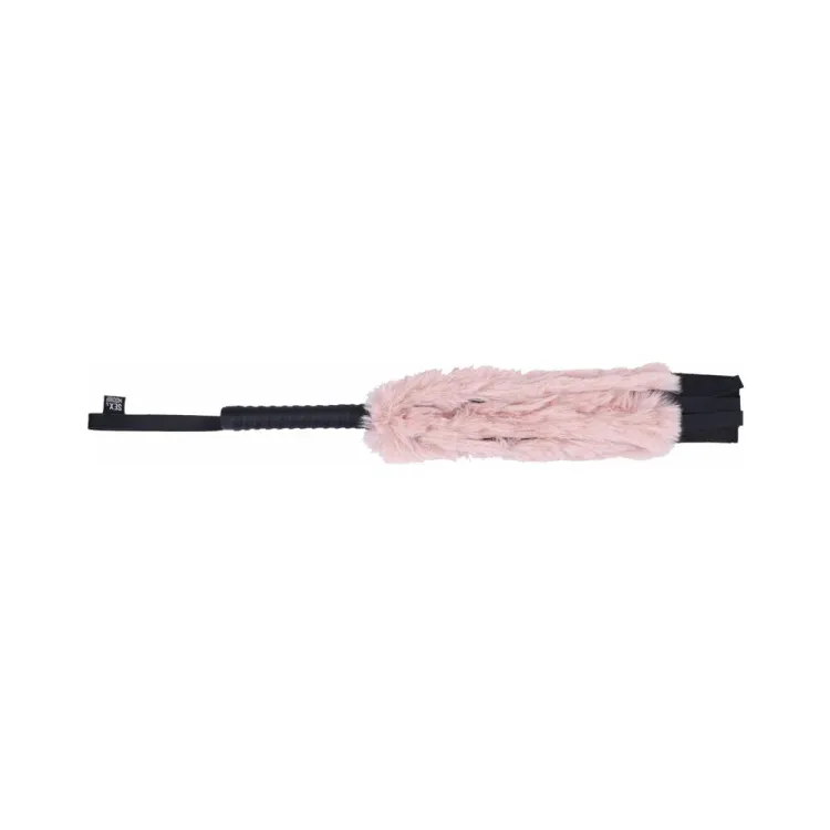 Brat Faux Fur & Vegan Leather Flogger Rose Gold & Black Brat Faux Fur & Vegan Leather Flogger Rose Gold & Black