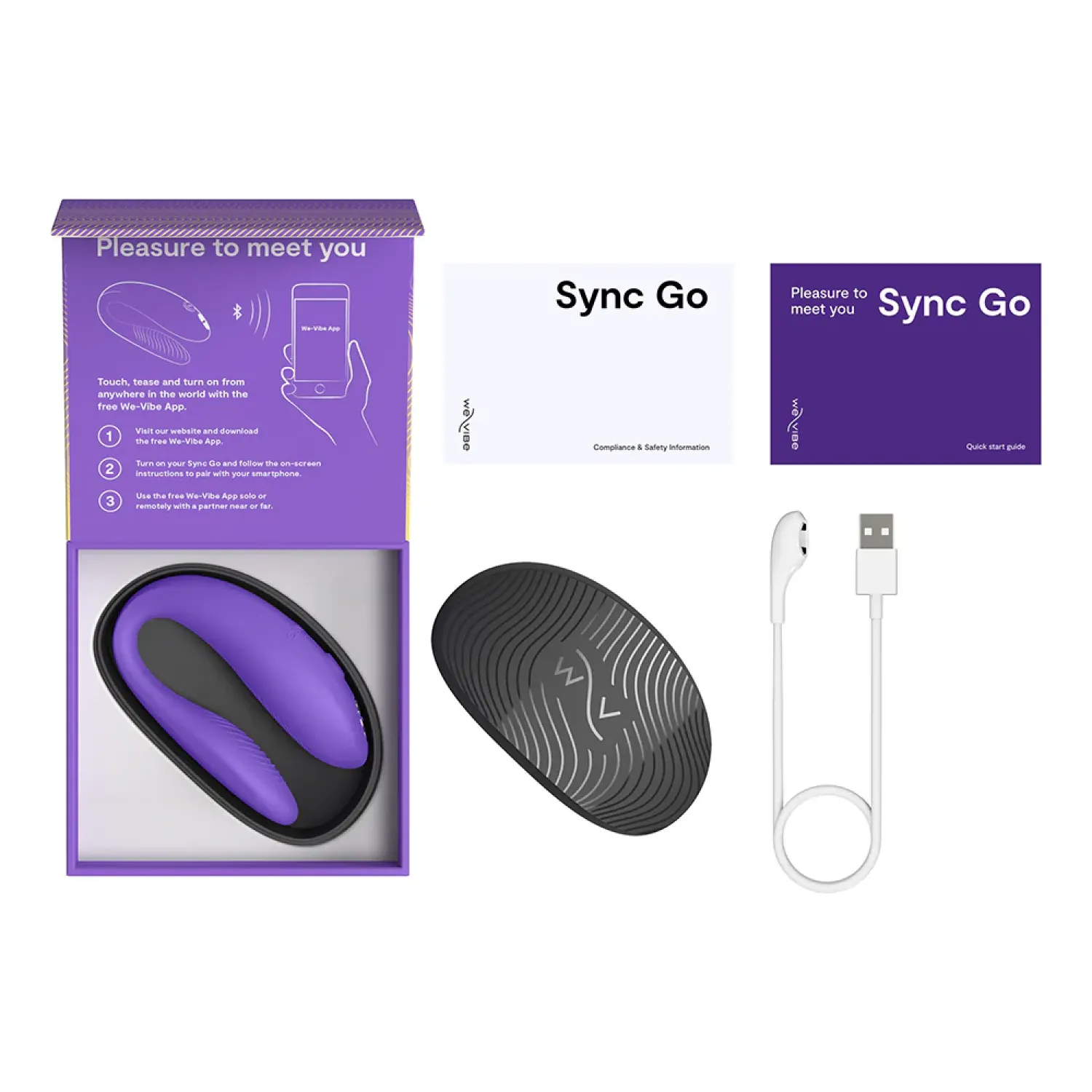 We-Vibe Sync Go App-Controlled Couples Vibrator