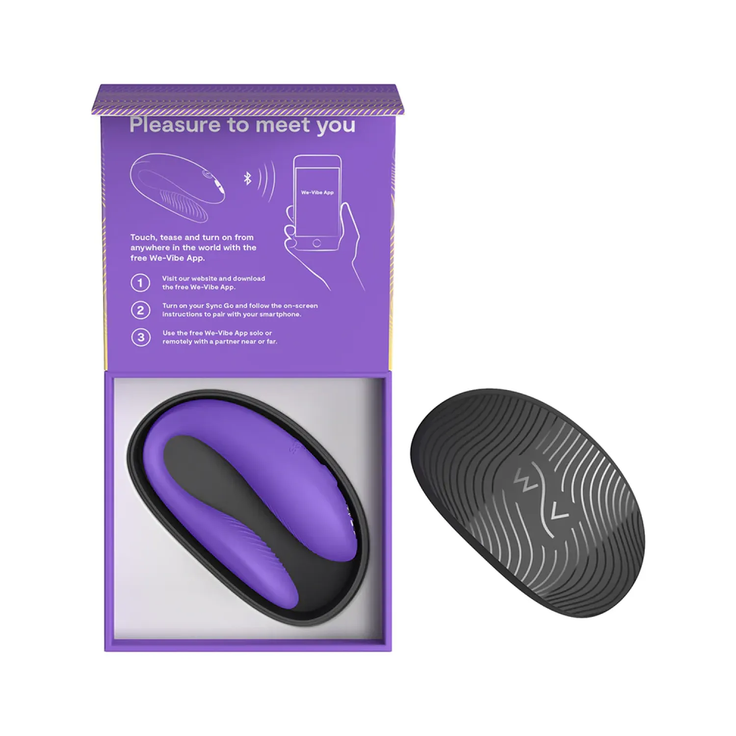 We-Vibe Sync Go App-Controlled Couples Vibrator