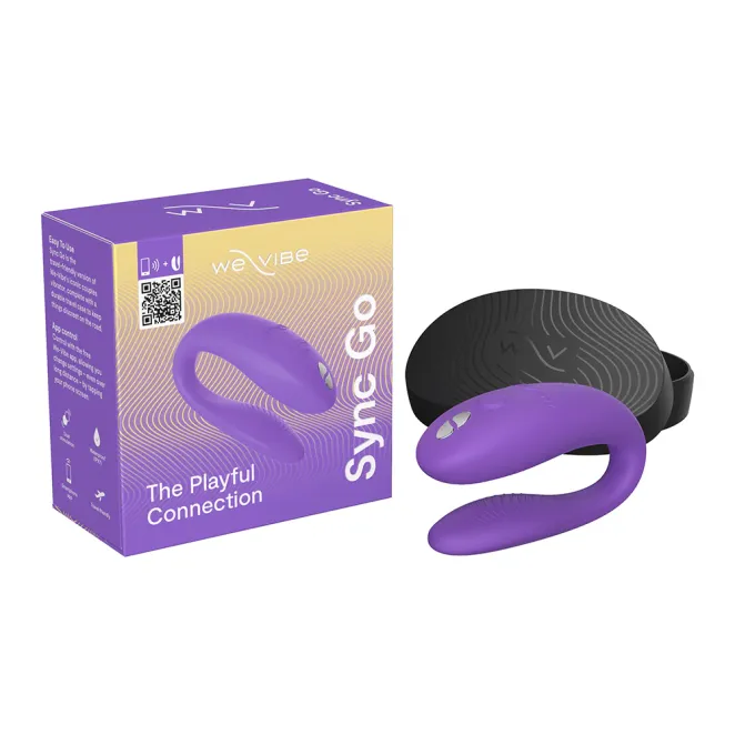 We-Vibe Sync Go App Controlled Rechargeable Clitoral and G-Spot Vibrator Purple