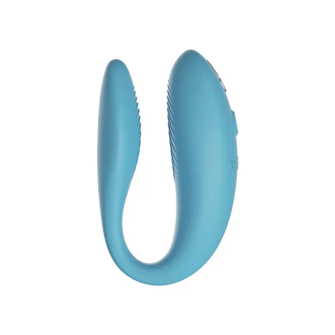 We-Vibe Sync Go App Controlled Rechargeable Clitoral and G-Spot Vibrator Turquoise