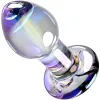Playboy Sensual Glass Small Iridescent Butt Plug 3 Inch