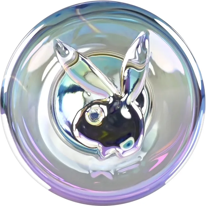 Playboy Sensual Glass Small Iridescent Butt Plug 3 Inch