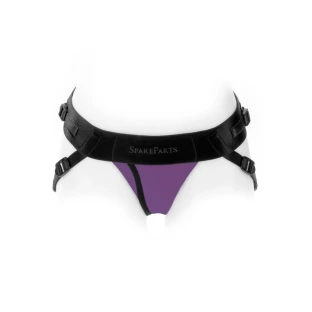 Spareparts Hardwear Unisex Nylon Joque Strap-On Harness Purple