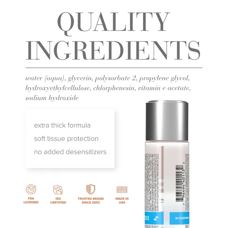 JO H2O Thick Water-Based Anal Lubricant 4 oz.
