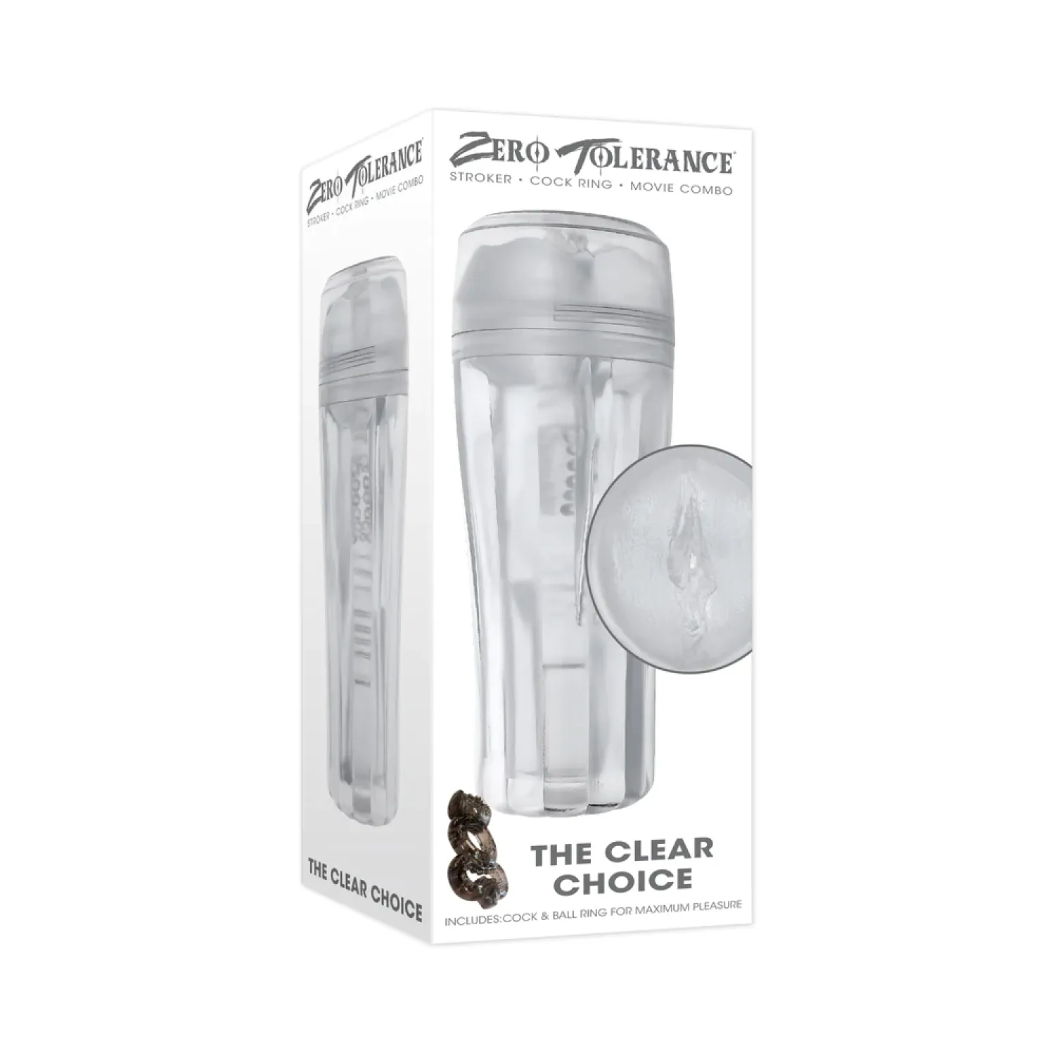 The Clear Choice See-Through Textured Stroker