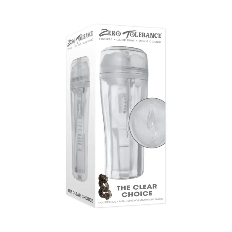 The Clear Choice See-Through Textured Stroker The Clear Choice See-Through Textured Stroker