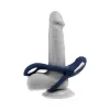 Ring Around the Rosy Vibrating Dual Cock Ring