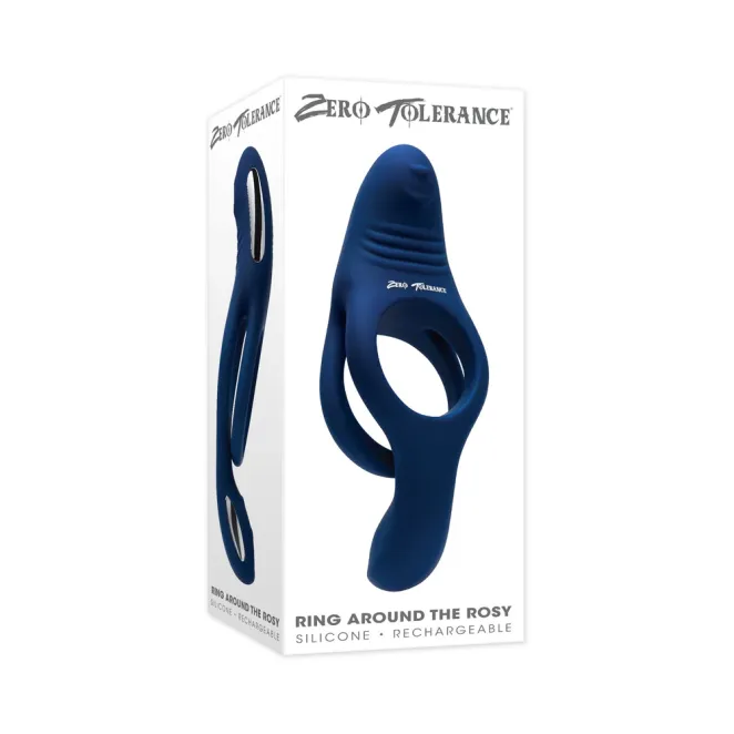 Ring Around the Rosy Vibrating Dual Cock Ring