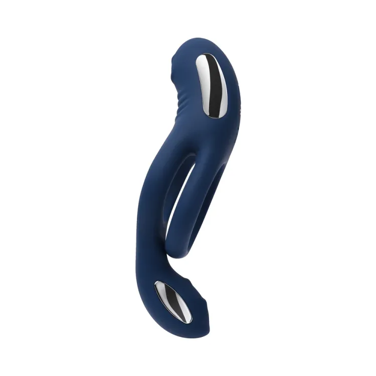 Ring Around the Rosy Vibrating Dual Cock Ring