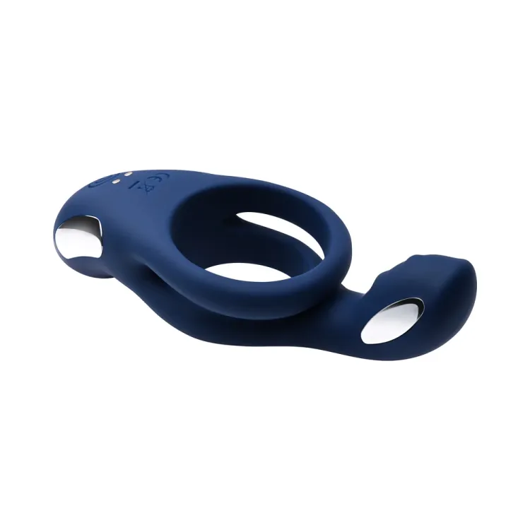 Ring Around the Rosy Vibrating Dual Cock Ring