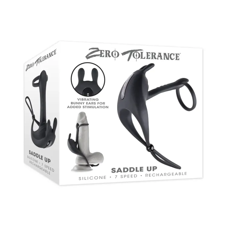 Saddle Up Vibrating Cock Ring & Girth Enhancer Saddle Up Vibrating Cock Ring & Girth Enhancer