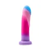 7.75 in. Silicone Dildo Cotton Candy 7.75 in. Silicone Dildo Cotton Candy
