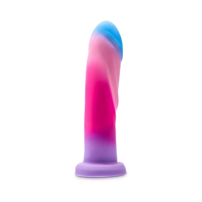 7.75 in. Silicone Dildo Cotton Candy