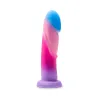 7.75 in. Silicone Dildo Cotton Candy 7.75 in. Silicone Dildo Cotton Candy