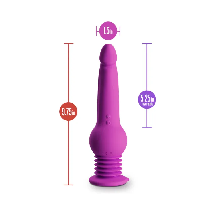9.75 in. "New York" Gyroquake Thumping Vibrating Dildo 9.75 in. "New York" Gyroquake Thumping Vibrating Dildo