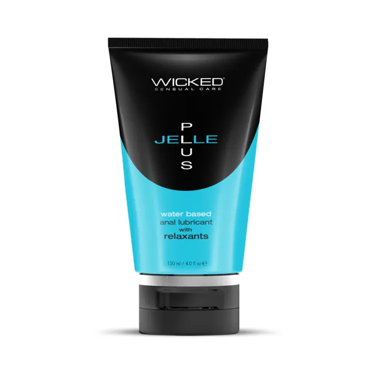 Wicked Jelle Plus Anal Lubricant with Relaxants 4 oz. Wicked Jelle Plus Anal Lubricant with Relaxants 4 oz.