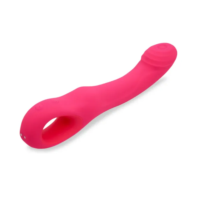 Rhapsody Tapping G-Spot Vibrator Deep Pink