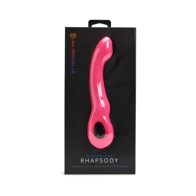 Rhapsody Tapping G-Spot Vibrator Deep Pink