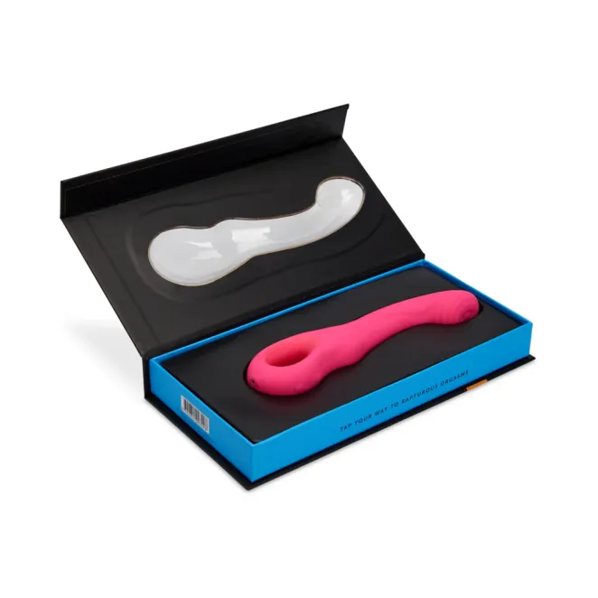 Rhapsody Tapping G-Spot Vibrator Deep Pink