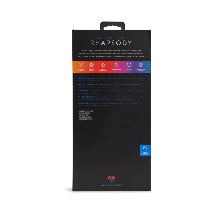 Rhapsody Tapping G-Spot Vibrator Purple