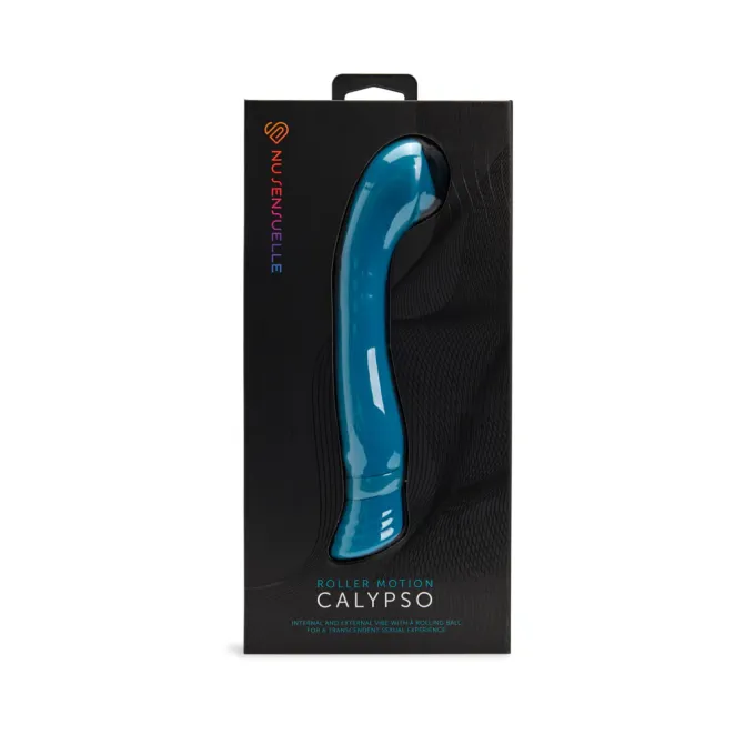 Calypso Roller Motion G-Spot Vibrator Deep Turquoise