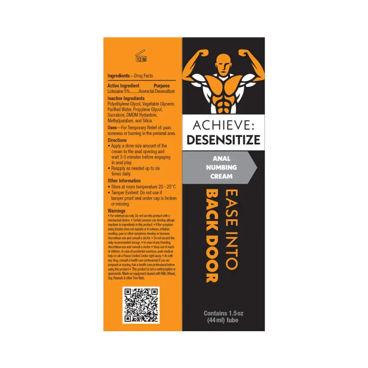 Achieve: Desensitize Anal Numbing Cream Achieve: Desensitize Anal Numbing Cream