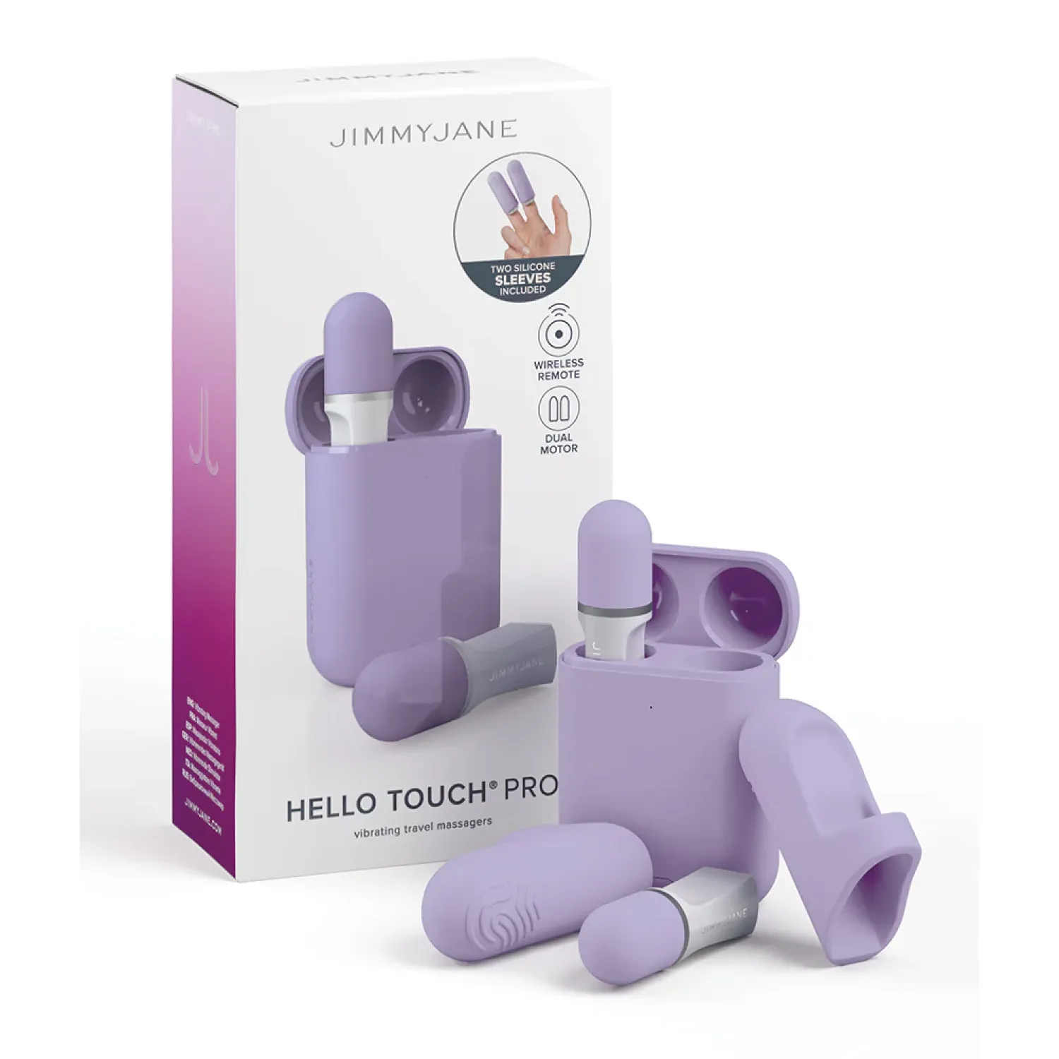 Jimmyjane Hello Touch Pro Finger Vibrators with Remote