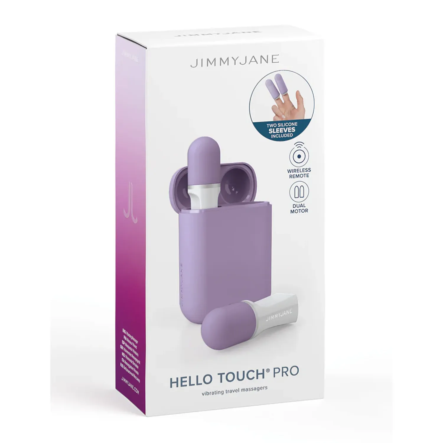 Jimmyjane Hello Touch Pro Finger Vibrators with Remote